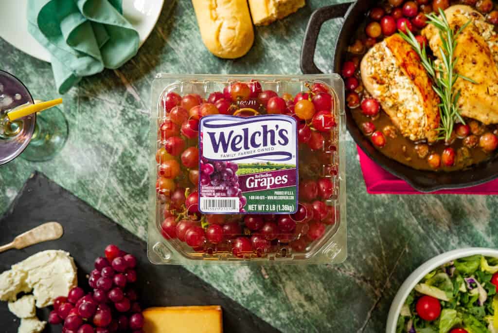 Welch's Grapes, Red, Seedless 3 Lb, Grapes