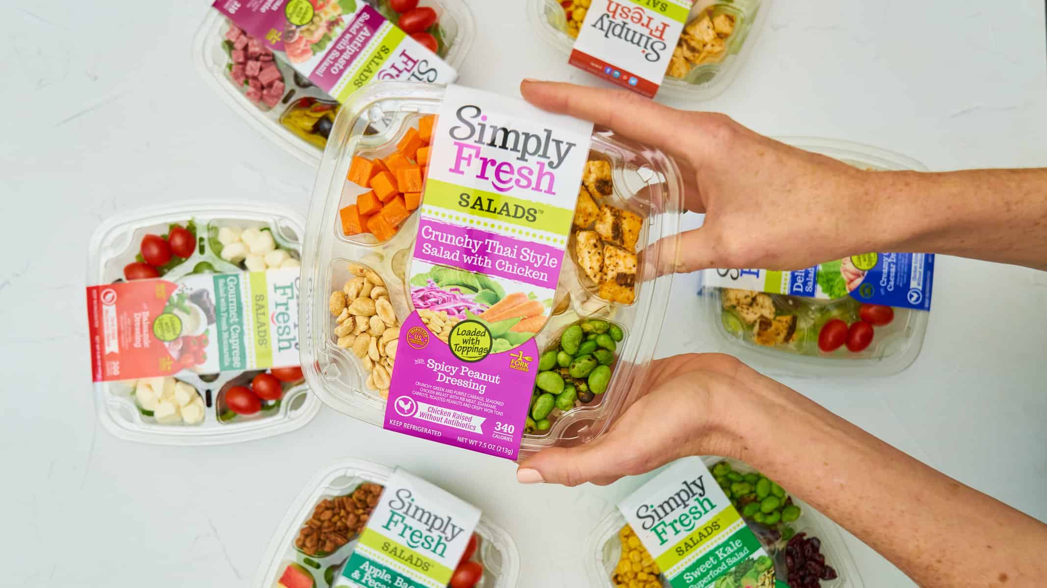 Simply Fresh Salad Shakers - FiveStar Gourmet Foods