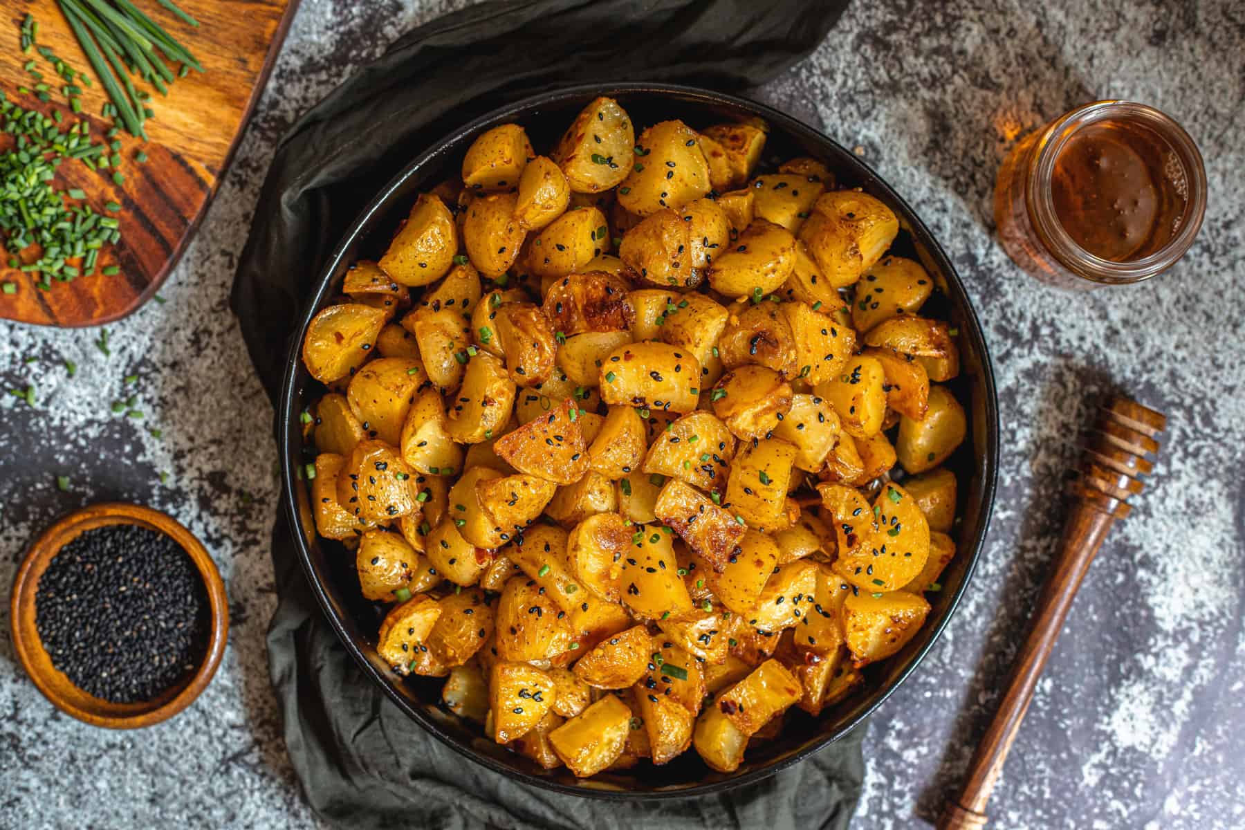 Chicago Mild Sauce  Iron Skillet Potatoes 