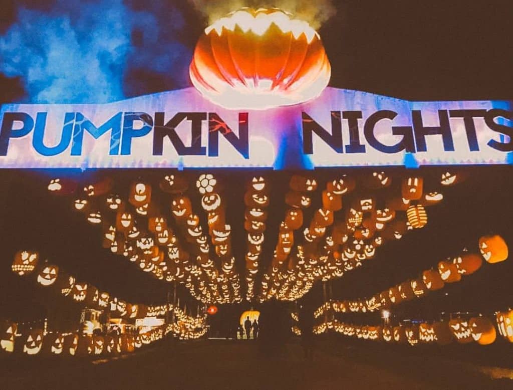 Pumpkin Nights' at the Minnesota State Fairgrounds.