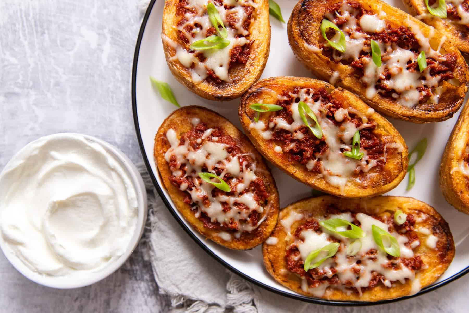 Potato Skin Taco Bites and Klondike Godust® Potatoes