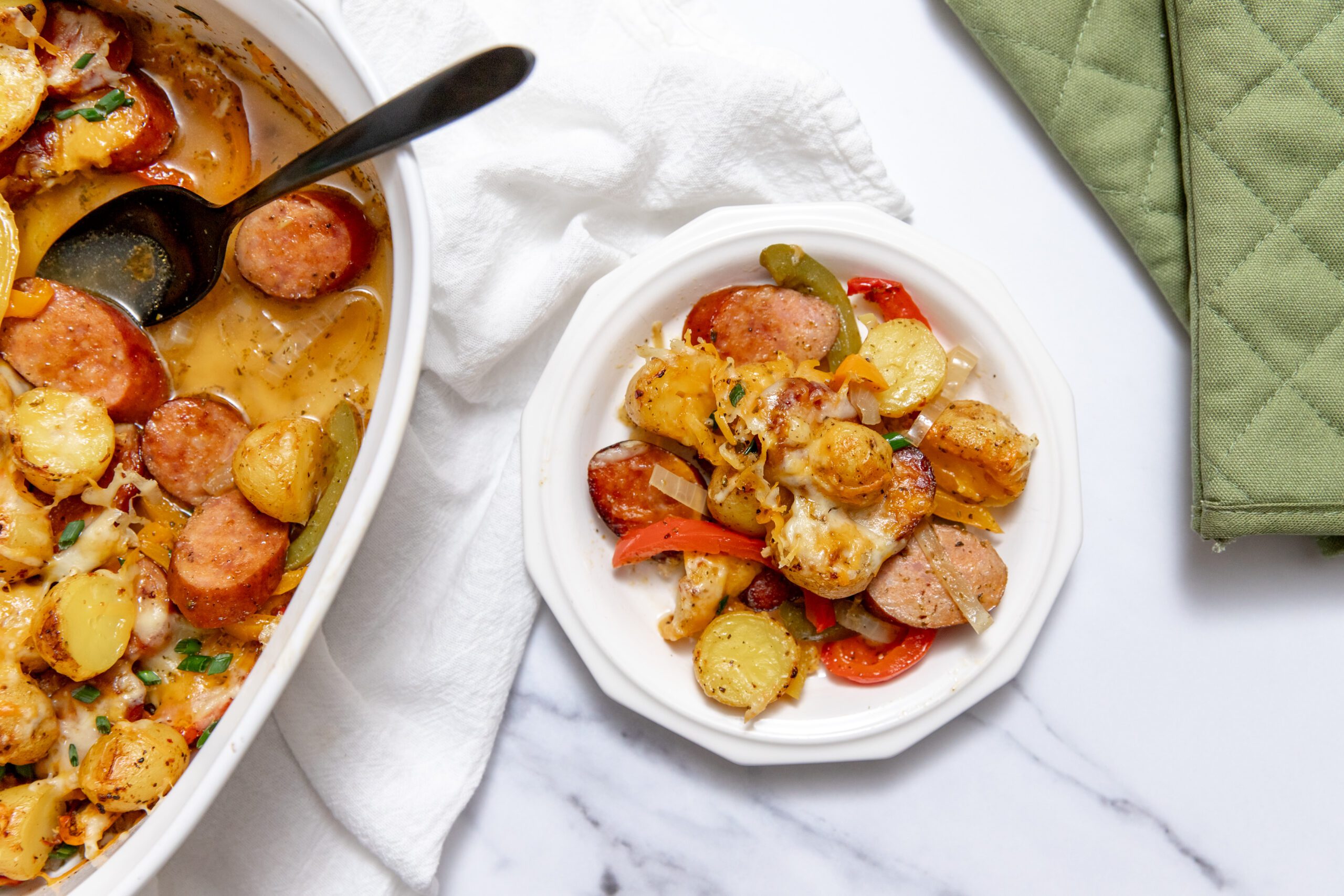 One Step...Done!™ Potato & Sausage Bake from Farm Star Living